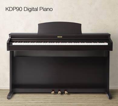 PIANO KAWAI KDP90 REMARQUABLE TOUCHER ET SONS ! PIANO NUMERIQUE PALISSANDRE 88 NOTES MECANIQUE HAMMER SYSTEME 4F. 15 SONS POLY. 192 VOIX. 3 REVERB. FONCTIONS DUAL TRANSPO METRONOME. 40 MORCEAUX 15 DEMO. SEQUENCEUR 1 PISTE. 3 PEDALES. 2 HP. 2 x 13 W. 2 PRISES CASQUES. COUVRE CLAVIER. SORTIES MIDI. PUPITRE. 136x40x85 38Kg